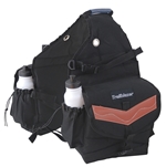 Deluxe Poly Saddle Bags w/ 2 water bottles 