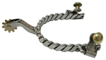 SS Ladies Roping Spur 1/2 in. Twist Wire Band 