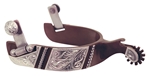 Ant Brn Spur Mens Eng Trim 1 in. Band 1-1/2 in. Shank 