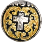 1.5 Cross Motif Concho NP 