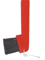 Hoof Pick Brush RED 