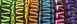 Heavy Braided Noseband Rope Halter Asst Colors 6 pack - 400-280