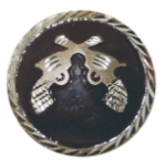 Concho Brown Crossed Pistol GS 