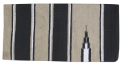 Navajo Blanket Acrylic 30x60 - Beige/Black/Natural 