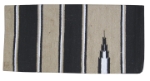 Navajo Blanket Acrylic 30x60 - Beige/Black/Natural 