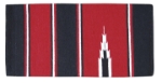 Navajo Blanket 30" X 60" Acrylic - Red/Black/Natural 