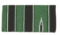 Navajo Blanket 30" X 60" Acrylic - Green/Black/Natural 
