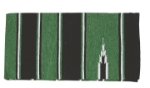 Navajo Blanket 30" X 60" Acrylic - Green/Black/Natural 
