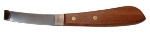 Hoof Knife W/Wood Handle 