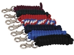 Poly Lead Rope - 5/8 in. Nickel Plated Buffalo Snap - Solid Colors 