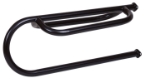 West Saddle Rack 28 in. BLACK 