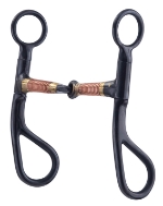BS Snaffle Bit 5 in. Cop Wire Wrap Snaf 
