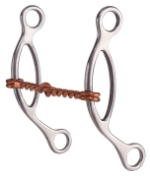 SS Sliding Gag Bit 5 in. Cop Twist Wire Snaf 