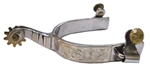 SS Mens Roping Spur 3/4 in. Band 1-1/2 in. Shank 