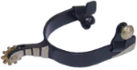 BS Mens Roper Spurs 3/4 in. Band  1-1/2 in. Shank 
