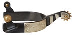 BS Mens Roper Spurs 3/4 in. Band 1-3/4 in. Shank 