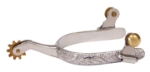 SS Mens Roping Spur 1/2 in. Eng Band 