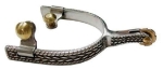 SS Mens Spur 1/2 in. Band 2 in. Shank 