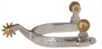 SS Ladies Roping Spur 1/2 in. Eng Rose Band 