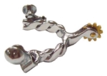 NP Toddler Roping Spurs 1/2 in. Twist Wire Band 