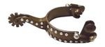 Ant Brown Youth Spurs 1/2 in. Band GS Dots 