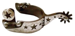 Ant Brown Youth Spurs 1/2 in. Band Star Motif 