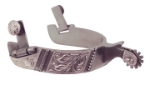 Brush SS Spur Mens Eng Trim 1 in. Band 