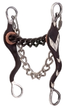 Ant Brn Roping Bit Chain Mouth 