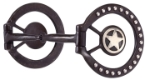 Antique Brown Dee Bit 5-1/4 in. Snaffle Mouth 