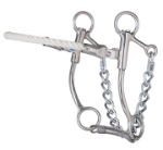 SS Hackamore Horse Rope Nose 