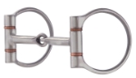 Brushed SS Dee Bit 5 in. Snaffle Mouth 