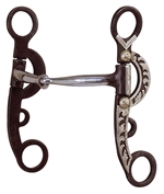 Ant Brn Bit 5 in. Snaffle Mouth 
