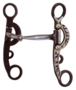 Ant Brn Bit 5 in. Snaffle Mouth 