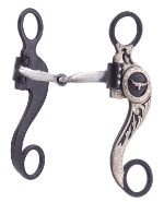 Ant Brn Bit 5 in. Snaffle Mouth W/Cop In 