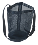 Mesh Feed Bag W/Snap BLACK 